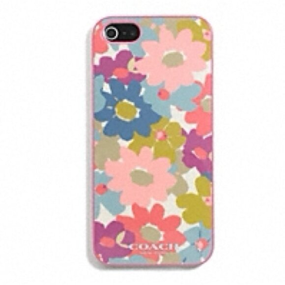 New Coach iPhone Floral Phone Case 5 5S - Picture 1 of 7
